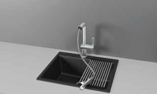 Смеситель для кухни Granula 8169, НЕРЖ Нерж