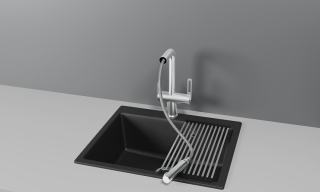 Смеситель для кухни Granula 8170, НЕРЖ Нерж