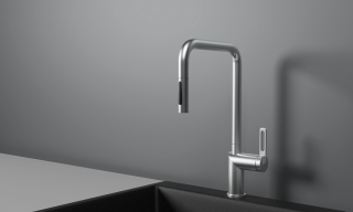 Смеситель для кухни Granula 8173, НЕРЖ Нерж