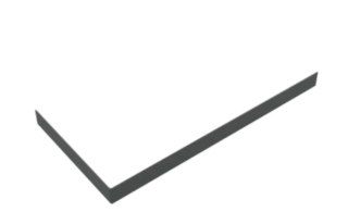 Экран Good Door Stella ГРАФИТ 1400x700