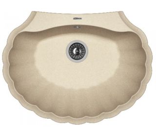 Кухонная мойка Florentina Гребешок песочный