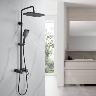 Душевая стойка Shevanik S6826H чёрный