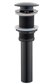 Донный клапан Rose RS11H чёрный