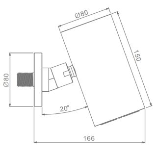 Верхний душ Raglo R452.07.03 золотой сатин