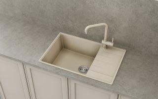 Кухонная мойка Ulgran Quartz Prima 760-09 асфальт