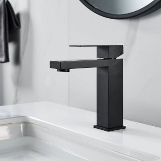 Смеситель для раковины Shevanik S7001H чёрный