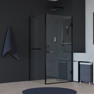 Душевой уголок RGW HO-045-1B (HO-011B + Z-060-2B + O-204B) 3506045190-014 90x100см чёрный