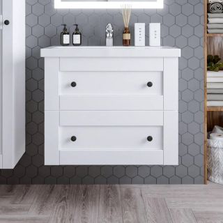 Тумба под раковину Бриклаер Хелена рамочная 4627125416415 80 см белый