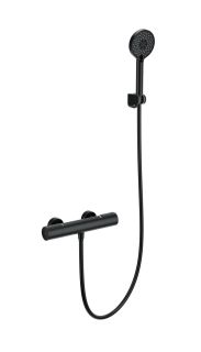 Смеситель для душа Wonzon & Woghand INN 2 WW-A2006-A-MB с термостатом чёрный матовый