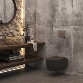 Инсталляция для унитаза Berges Novum 040262 с кнопкой O1 хром матовый