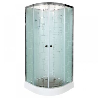 Душевая кабина Deto EM1590 N (без крыши) 90х90х208см