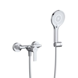 Комплект смесителей для ванной комнаты BelBagno AURORA-ESDM/LVM-CRM хром