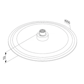 Тропический душ Damixa Scandinavian Pure 936050000 хром