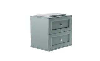 Тумба с раковиной Astra-Form Классик 4631177715662 70 см зелёный матовый