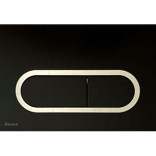 Кнопка слива Chrome черного цвета