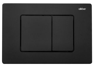 Кнопка смыва ABBER AC0120MB чёрный матовый