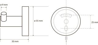 Крючок двойной Bemeta Sablo 160106032