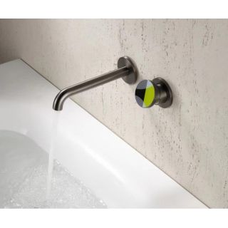 Смеситель для раковины встраиваемый Bronze de Luxe 9007GM-Y, графит/желтый