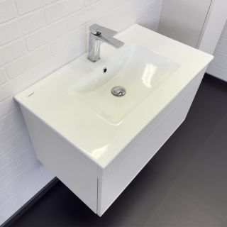 Тумба с раковиной Comforty Мадрид 00-00017865 81 см белый