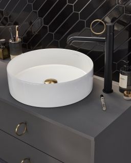 Смеситель для раковины Jacob Delafon Vivienne Signature E38683-LB3-BL чёрный матовый/латунь