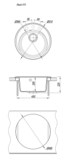 Кухонная мойка Florentina Лацио 510 песочный