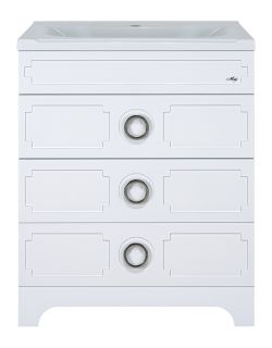 Напольная тумба под раковину Misty Лейла 70см белый