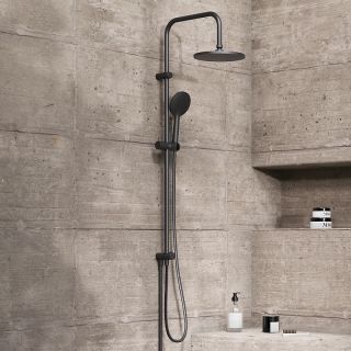 Душевая стойка Damixa Jupiter 977000300 чёрный матовый