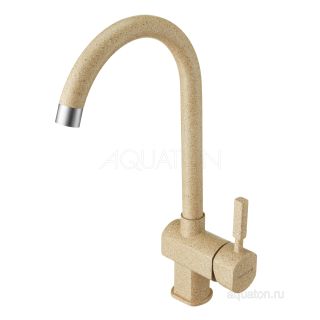 Смеситель для кухни Акватон Лиам песочный 1AX003FCXX220