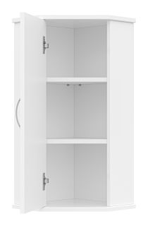 Подвесной шкаф Misty Лилия 34см угловой универсальный белый