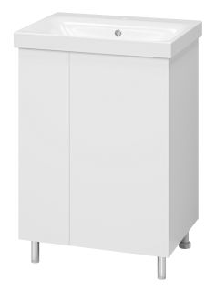 Напольная тумба под раковину Misty Лира 60см белый