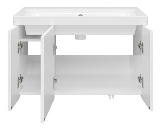 Подвесная тумба под раковину Misty Лира 80см белый