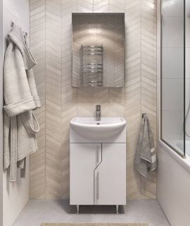 Зеркало-шкаф Vigo Grand zsh.GRA.50 50 см белый