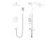Душевой комплект Wonzon & Woghand WW-88929003-CR с термостатом хром