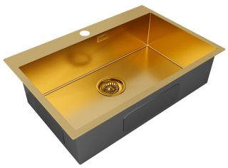 Мойка кухонная Paulmark Kroner PM217551-BG брашированное золото