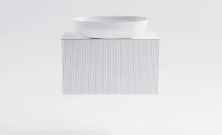 Тумба с раковиной Astra-Form М-40 4631177713538 70 см белый матовый