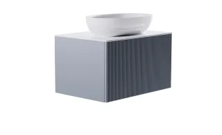 Тумба с раковиной Astra-Form М-40 4631177713507 70 см голубой матовый