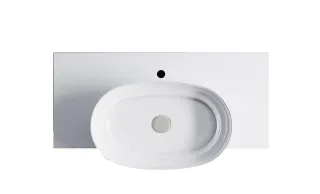 Тумба с раковиной Astra-Form М-40 Slim 4631177714603 90 см серый матовый