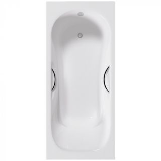 Ванна чугунная Delice Malibu DLR230608R-AS 170x70 с отверстиями под ручки и антискользящим покрытием