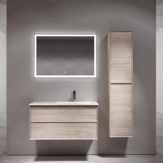 Подвесная тумба под раковину Sancos Marmi 2.0 MR2.0100REG правая 99см дуб галифакс натуральный