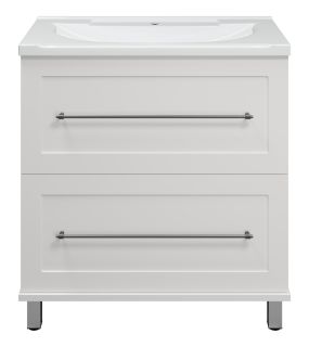 Напольная тумба под раковину Misty Марта 80см белый