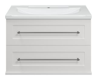 Подвесная тумба под раковину Misty Марта 80см белый