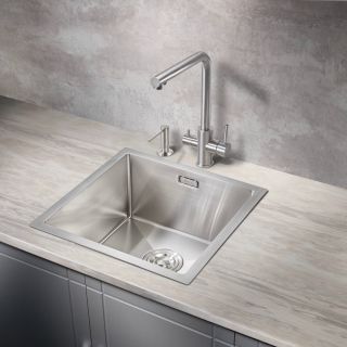 Мойка для кухни Milacio Denia 44 Steel MC.77430 нержавеющая сталь