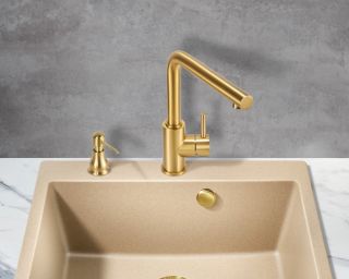 Смеситель для кухни Milacio Ultra MCU.555.GD брашированное золото