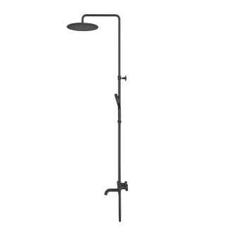 Душевая стойка термостатическая WHITECROSS Y Y1234TOPBL чёрный матовый