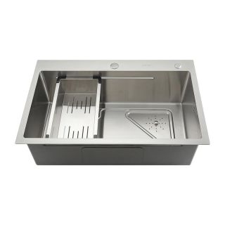 Мойка для кухни с коландером Gappo GS7246 сатин