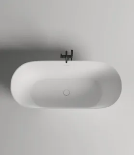 Ванна из искусственного камня Salini Mona S-Sense 102911GRH 180x80см RAL снаружи