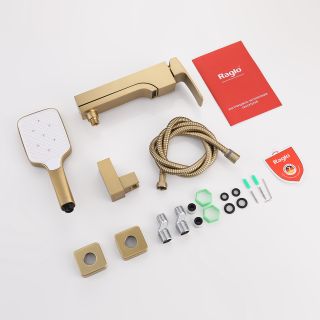 Смеситель для ванны Raglo R02.30.03 золотой сатин