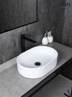 Раковина Gid N1330 51239 накладная белая 46.5x32x12