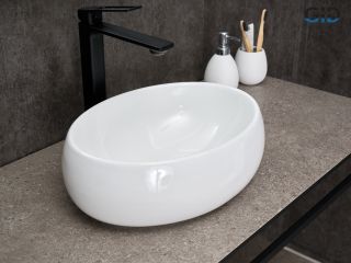 Раковина Gid N9030ds 51235 накладная белая 40x30x13.5