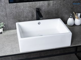 Раковина Gid N9129 51125 накладная белая 51x38x15